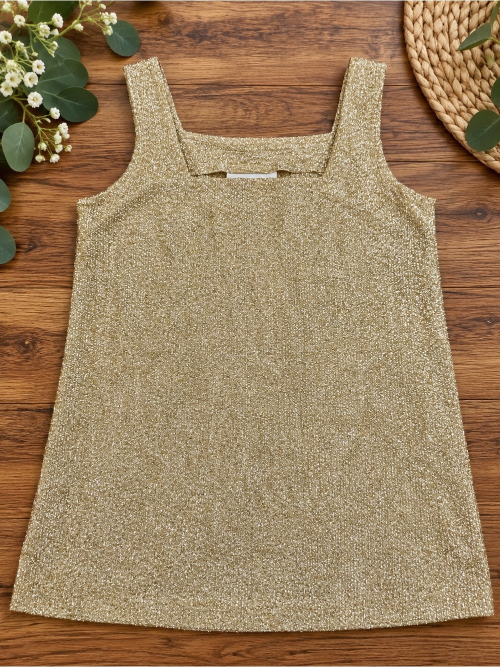 Vintage Fodali of California Women metallic gold